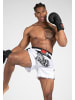 Gorilla Wear Shorts - Piru Muay Thai - Schwarz/Weiß