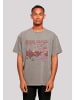 F4NT4STIC Oversize T-Shirt US National Parks Grand Canyon Sunrise in Asphalt