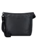 Mandarina Duck Mellow Leather Umhängetasche Leder 30 cm in nero