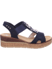 rieker Keilsandaletten in pazifik/marine
