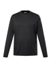 Men Plus Kurzarm T-Shirt in schwarz