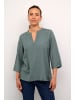 Kaffe Langarm-Bluse KAthea Regular fit in Balsam Green