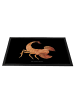 Mr. & Mrs. Panda fußmatte Sternzeichen Skorpion ohne Spruch in Schwarz