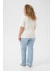 KAFFE curve T-shirt KCfiona Loose fit in Chalk