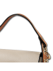 Toscanto Leder Umhängetasche Toscanto Tasche beige, tan ca. 19cm