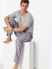 Schiesser Pyjamahose Mix & Relax in blue-grape