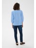 Kaffe Kurzarm-Bluse KAkarli Regular fit in Vista Blue