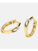 Diamant L'éternel Creolen aus 375 Gelbgold mit Diamant