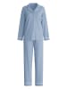 Calida Damen Pyjama in Aura Blue