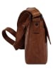 SPIKES & SPARROW Umhängetasche CROSS BODY echt Leder in cognac