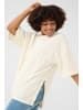 Cream T-shirt CRFria Oversize fit in Snow White