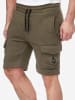 Tazzio Cargo Sweatshorts "18605" - Shorts - in Khaki