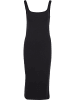 Urban Classics Urban Classics Ladies Basic Long Cotton Jersey Dress in black