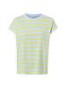 Marie Lund Shirt in hellblau gelb - 0003