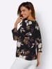 WITT WEIDEN Print-Shirt in lila-ocker-bedruckt