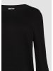 QS Strickpullover langarm in Schwarz