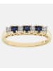 Diamant L'éternel Eternity-Ring aus 375 Gelbgold mit Diamant mit Saphir