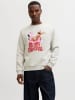 Jack & Jones Sweatshirt in White Melange