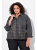 Ulla Popken Bluse in light grey denim