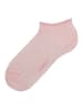 Kunert Sneakersocken Ajour Essential Rollrand in holiday-rose