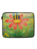 Mr. & Mrs. Panda Laptoptasche Hummel Blume Design ohne Spruch in Weiß