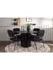 ebuy24 Schwarz 110 x 110 cm