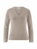 Hessnatur Strickpullover in taupe