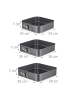 relaxdays 3tlg. Springform-Set in Anthrazit