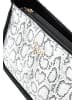 faina Damen Schultertasche in Weiss Schwarz