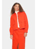 SAINT TROPEZ Jeansjacke IluSZ Lockere Passform in Flame Scarlet