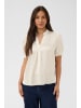 SAINT TROPEZ Bluse kurzarm PananSZ Gerade Passform in Ice