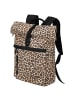 travelite Basics Rollup - Rucksack 60 cm (ice blue) in leopard