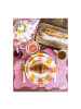 Blond Amsterdam Teller Alltagsstreifen Rosa Gelb in Rosa - 26cm