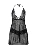 Linga Dore Chemise in Schwarz