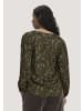 Hessnatur Hessnatur Bluse Relaxed aus LENZING™ ECOVERO™ Satin in vintage oliv