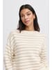 b. young BYNAGLA STRIPED JUMPER - loose fit in Humus Mix