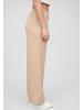 Cloud5ive Cloud5ive Cloud5ive Damen Stoffhose mit weitem Beinschnitt Gummibund mit Raffung in beige
