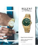 Regent Armbanduhr-Analog gold groß (ca. 40mm) Regent Metallarmband