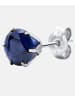 Diamant L'éternel Ohrringe aus 375 Weißgold mit Saphir