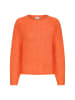 Camel Active Strickpullover mit weiten Ärmeln in Orange