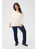KAFFE curve Bluse langarm KCtara Regular fit in Chalk CC.