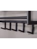 KADIMA DESIGN Wandgarderobe Metall 70x20x20 cm Flurgarderobe mit Ablage,