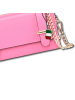 Florence Florence Handtasche Leder fuchsia, rosa ca. 19cm