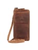Greenburry Vintage Handytasche RFID Leder 8 cm braun