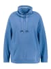 Ulla Popken Sweatshirt in mattes blau