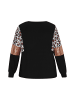 NAEMI Women Plus Size Blouse in Black