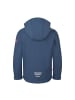 Trollkids Softshelljacke Trollfjord in mystic blue/glow green