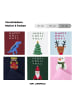 von Jungfeld Tennissocken Weihnachtsmotive in Dino - Red