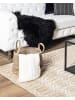 Beliani Kurzflor ADATEPE in Beige - (W) 140 x (H) 1 x (L) 200 cm