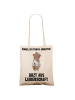 Mr. & Mrs. Panda Tote Bag Arzt Leidenschaft mit Spruch in Creme